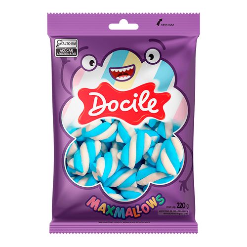Maxmallows Docile Twist Azul e Branco 220g-1-